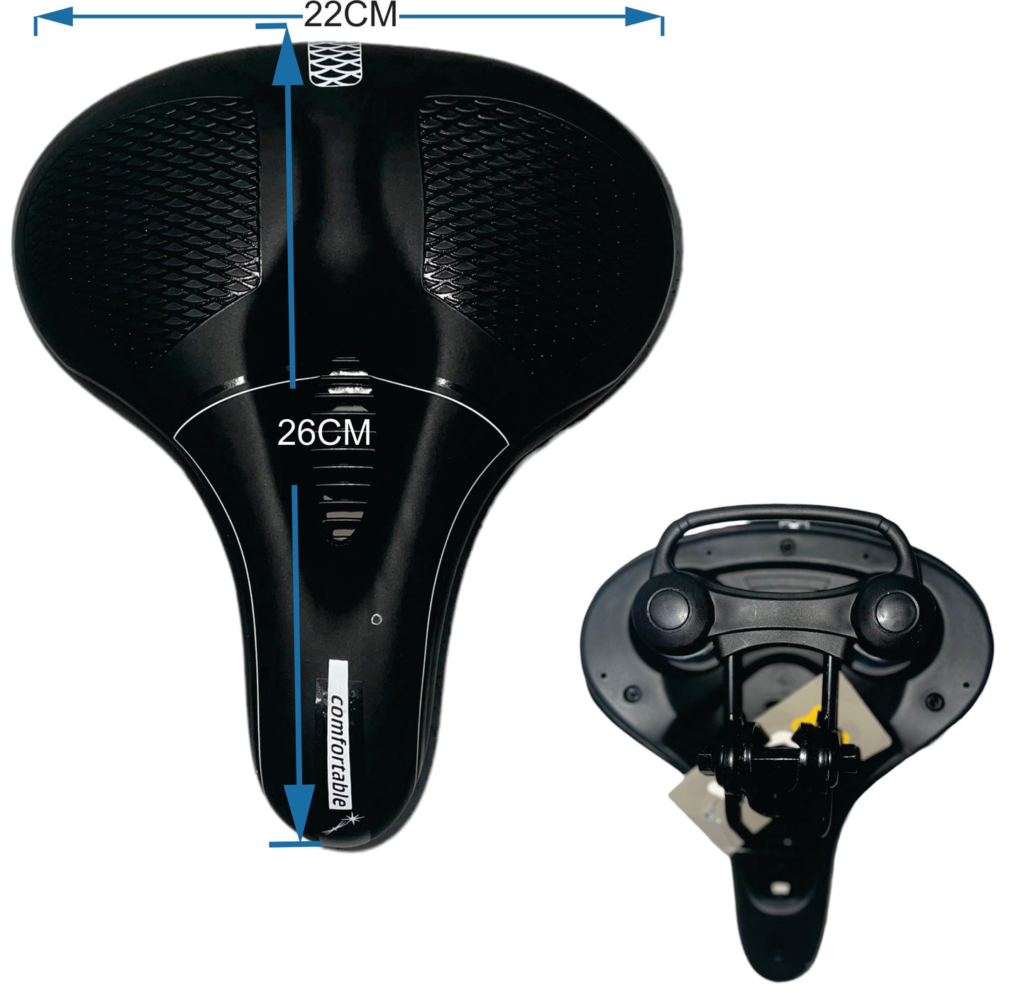 Asiento Bicicleta Urbano Ancho Comodo Az-191 Zuba Bike