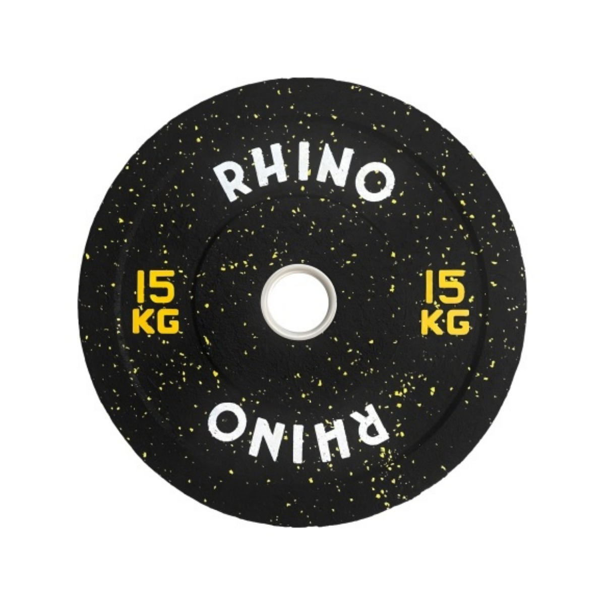 Disco Olimpico Caucho Bumper Crossfit Levantamiento 15kg Rhino