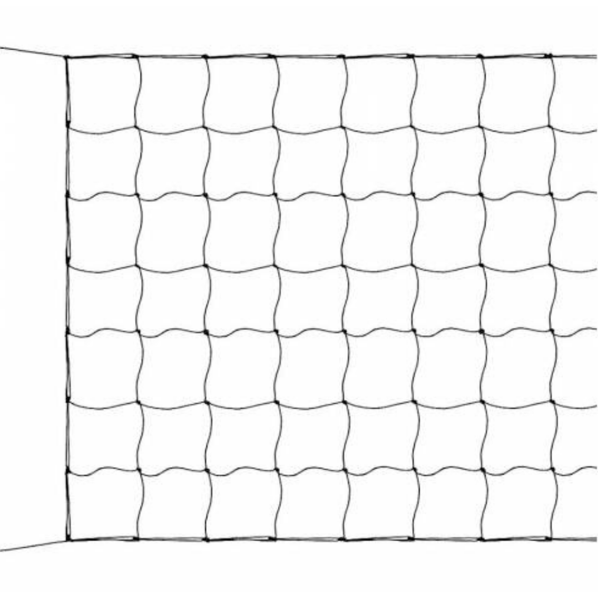 Red De Voleibol Amateur 9,5x1m 2mm Polietileno Uv Gismar
