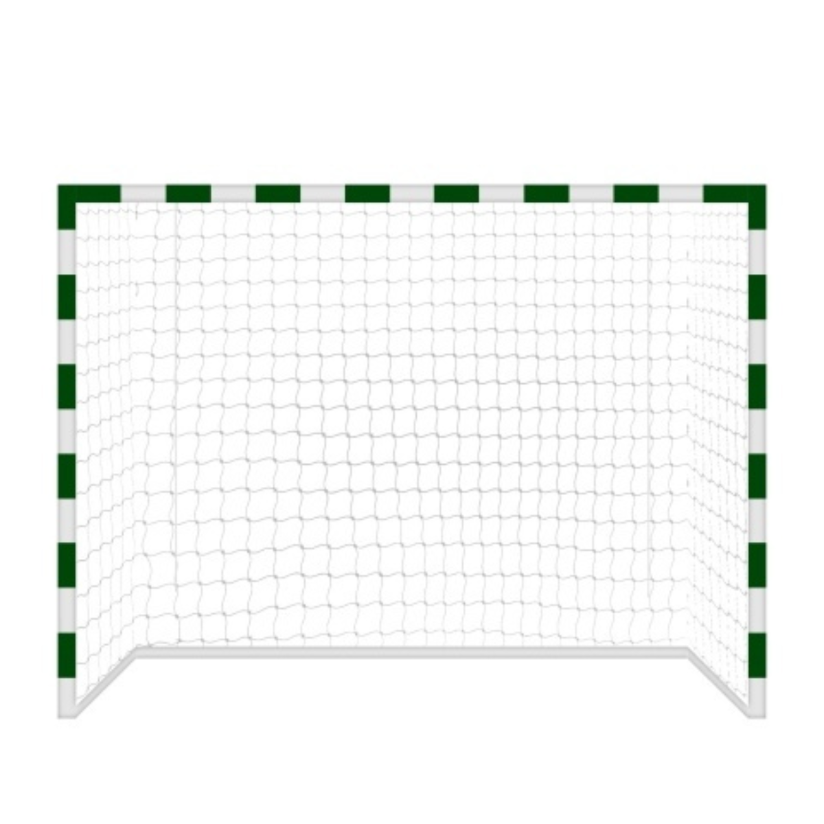 Par De Red 4mm Fútbol 5/sala Y Handball 3,2x2,1m Seda Gismar