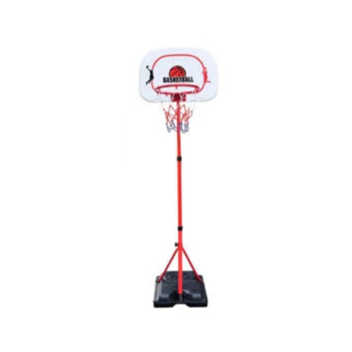 Tablero de Basquet con Pie Altura 2.01m Inflador + Pelota