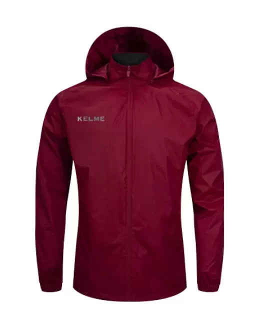 Campera De Lluvia Deportiva Kelme C/capucha Y Cierres