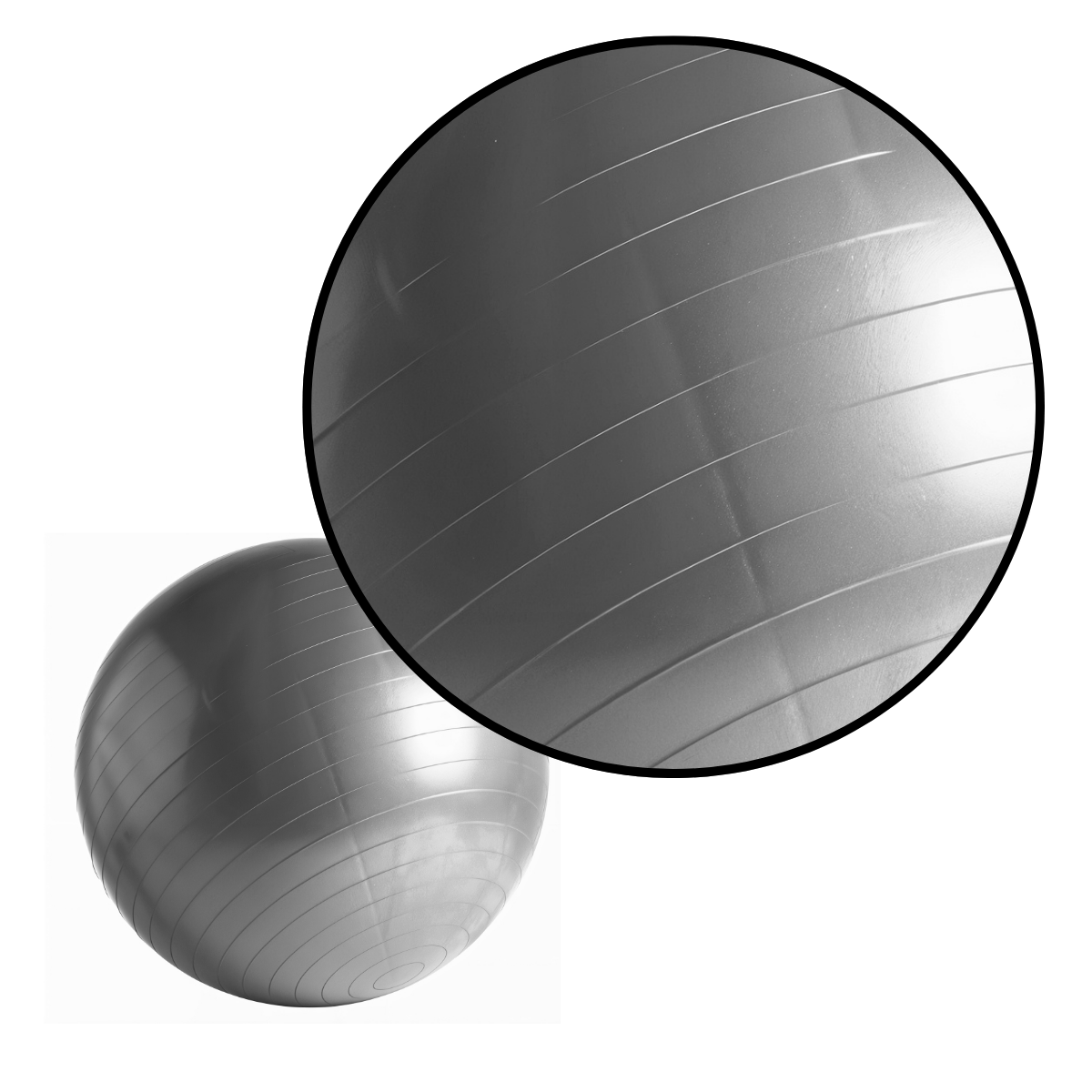 Pelota Fitball 65cm Para Pilates, Yoga Y Gimnasio Rhino