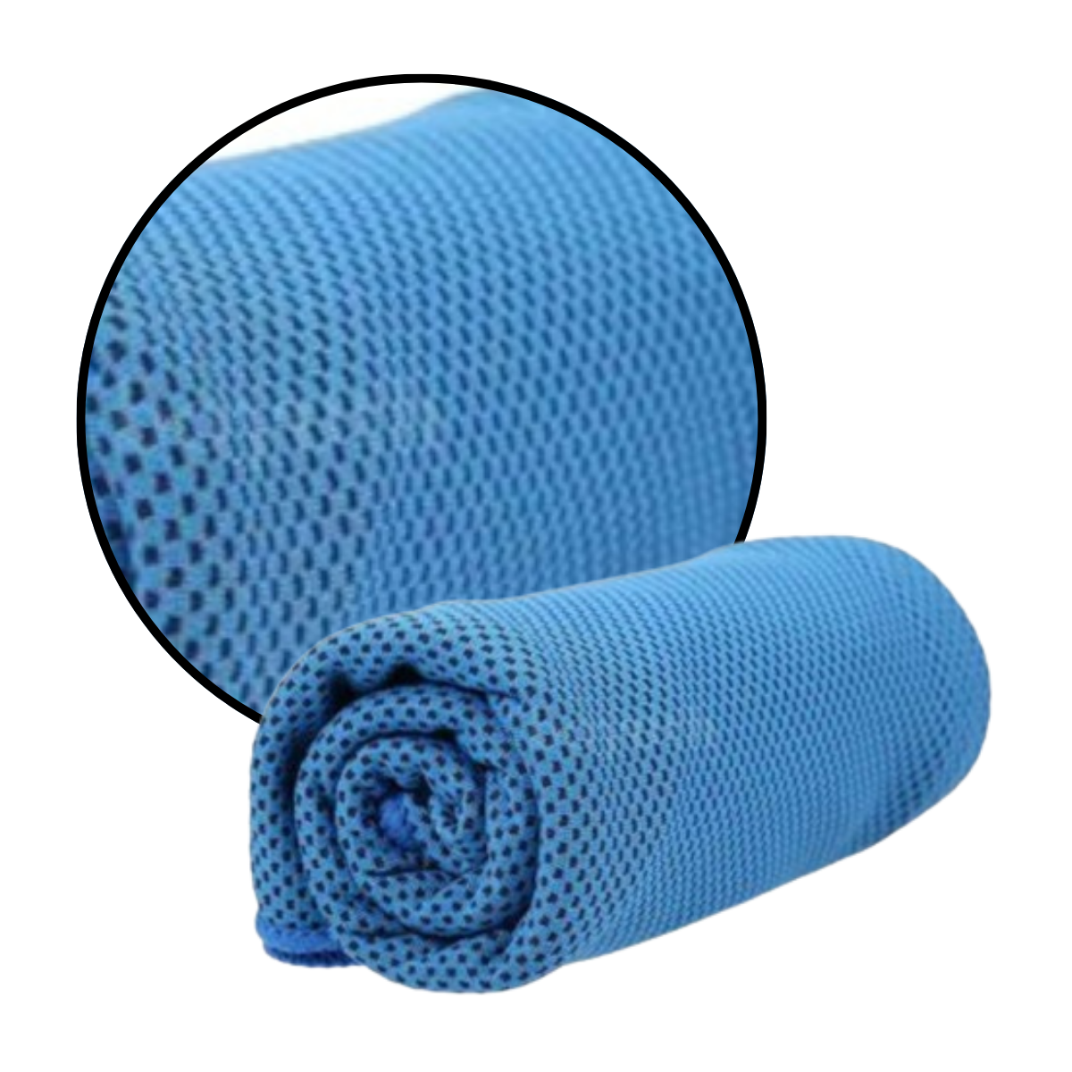 Toalla Refrescante Azul 30 × 80cm Gym Livepro