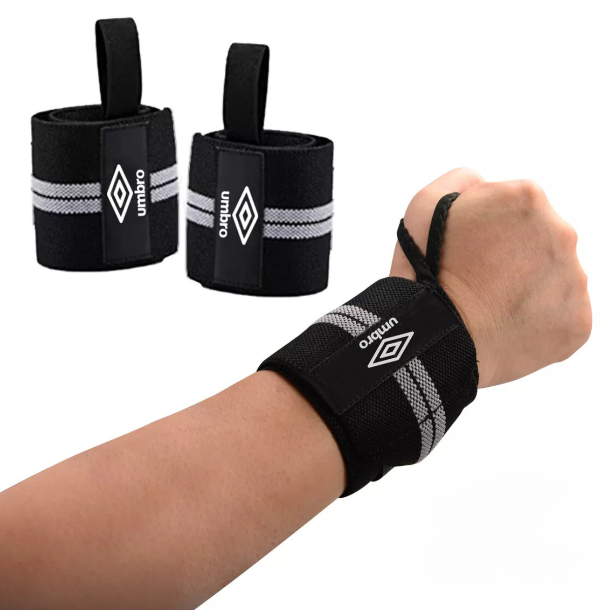 Muñequera Straps X2 Levantamiento De Pesas Umbro