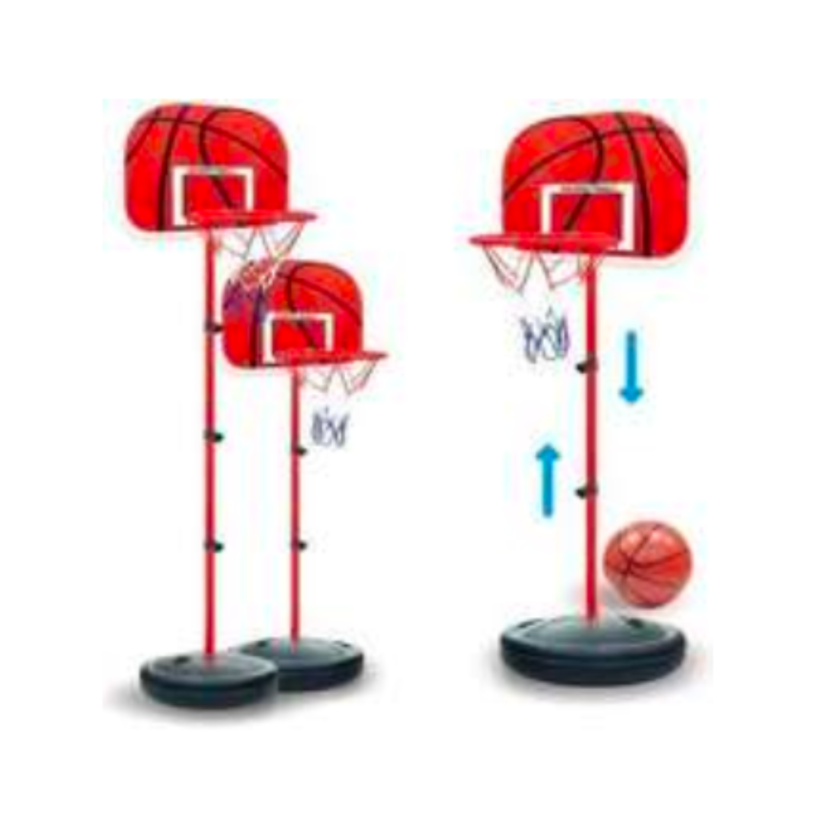 Tablero de Basquet Infantil Regulable Altura 1.50