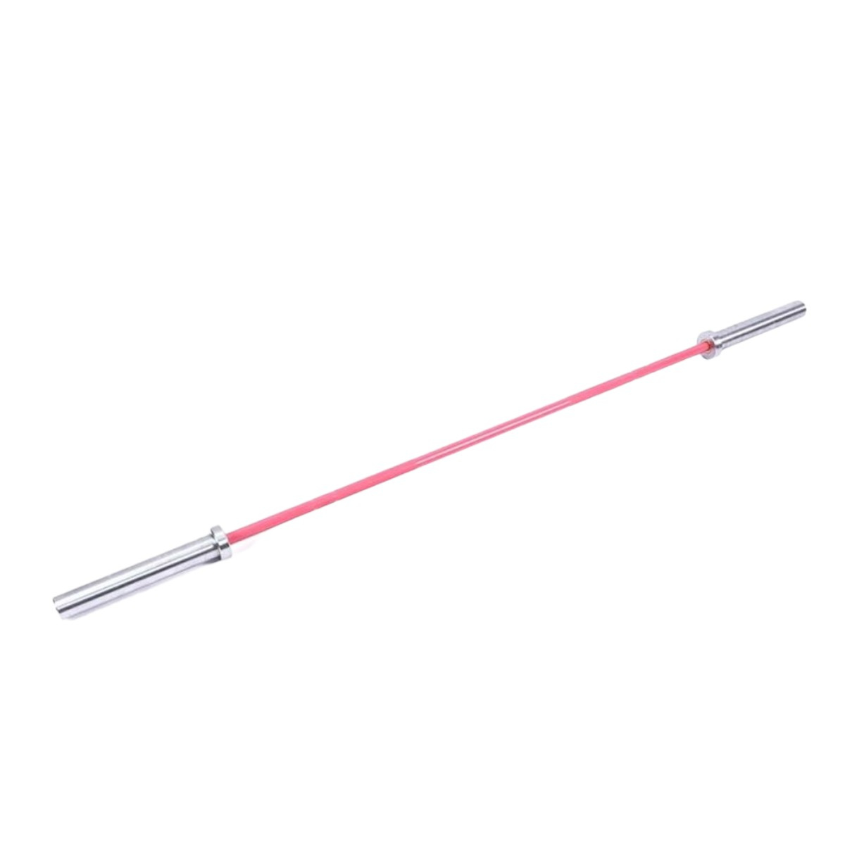 Barra Olimpica 8 Rodamientos Rosa 2.01m 15kg Dama Livepro