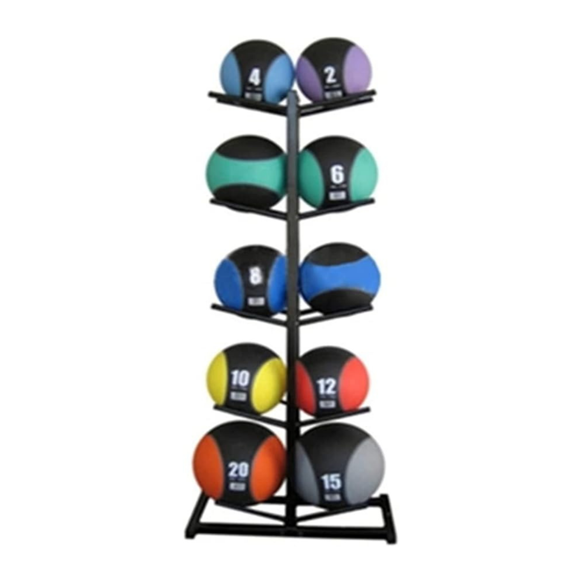 Soporte Para 10 Pelotas Medicinales Wall Ball Rhino