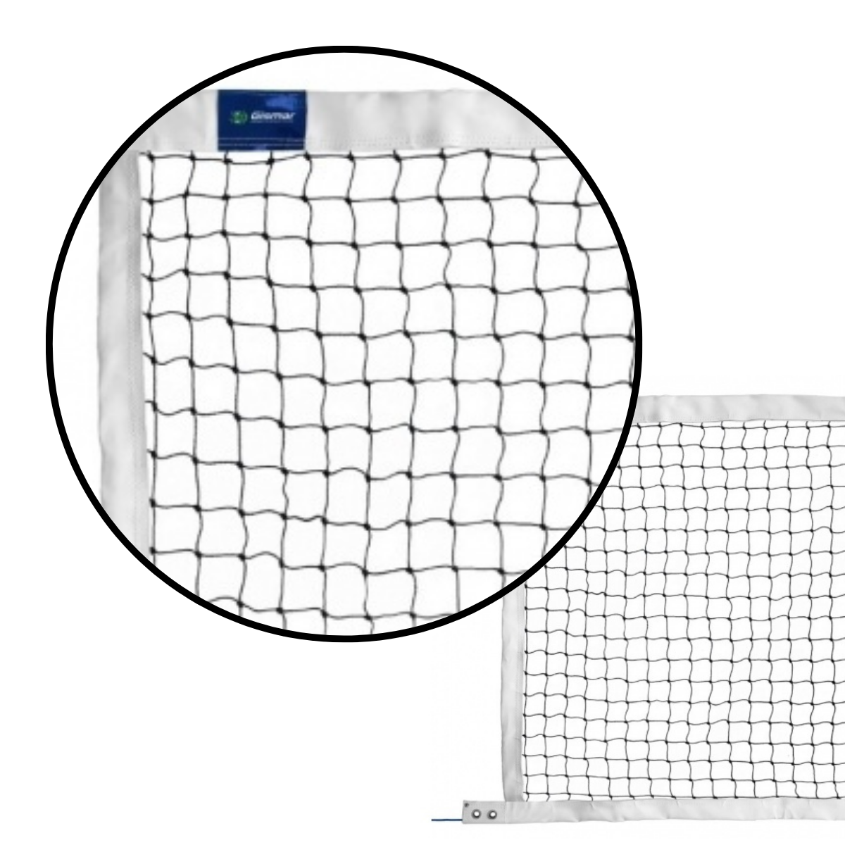 Red Profesional Voley 4 Tiras Pvc 10x1m Mallado 5cm Gismar