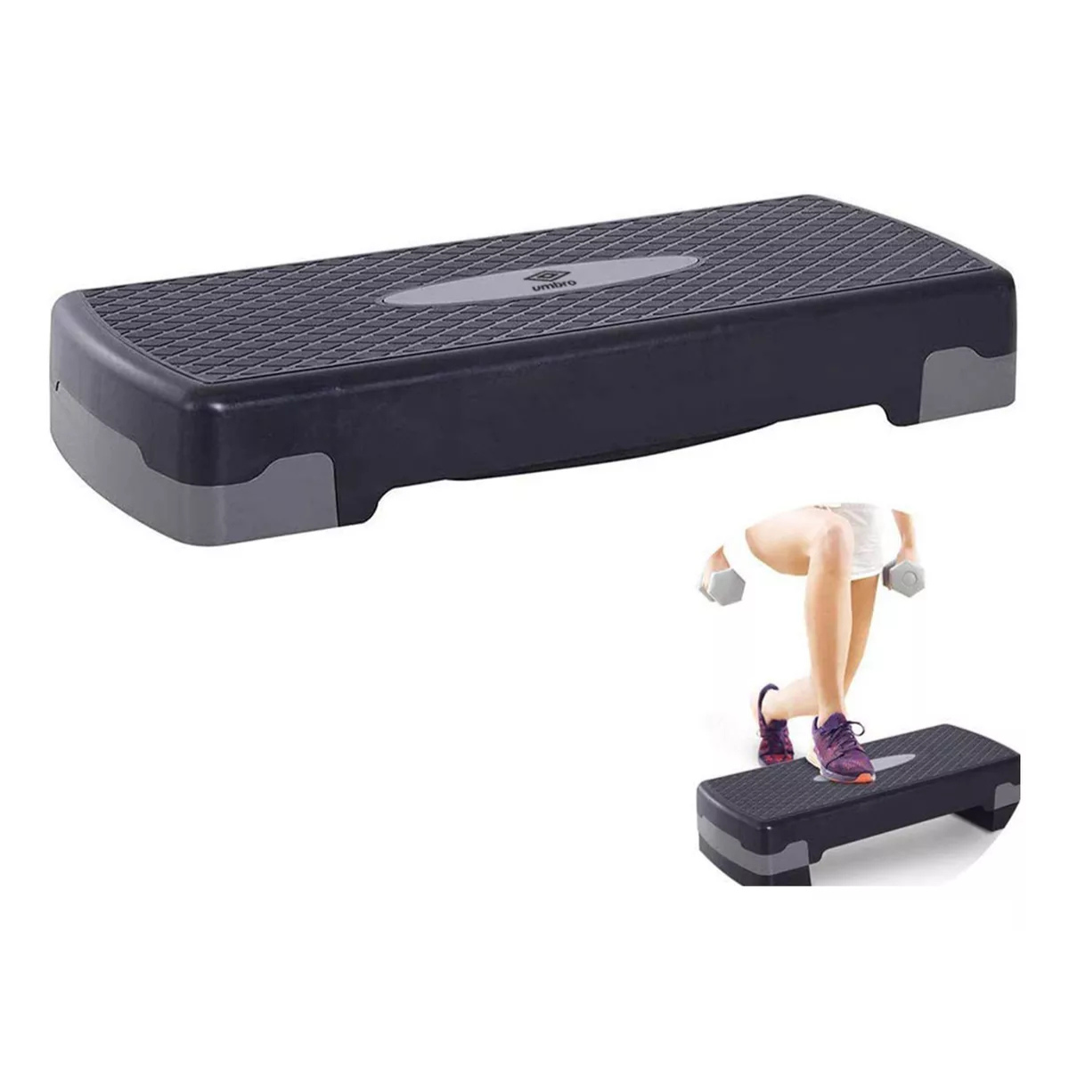 Step Pro 2 Escalones Regulables Fitness Entrenamiento Umbro