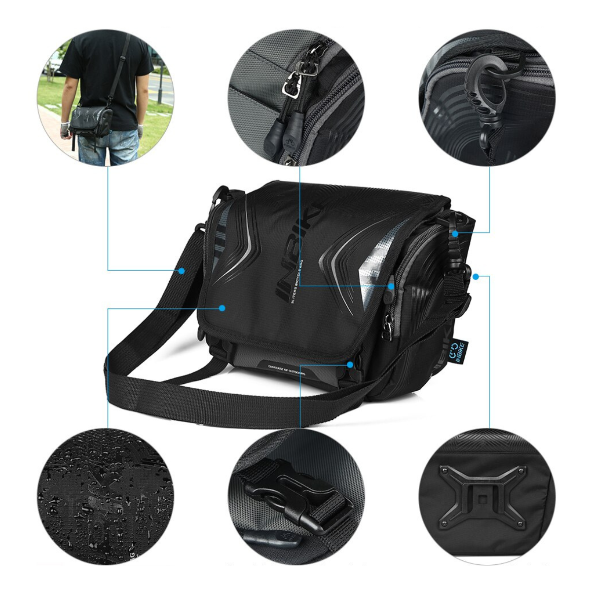 Bolso Delantero Bicicleta Morral Impermeable - Inbike Agregar a favoritos