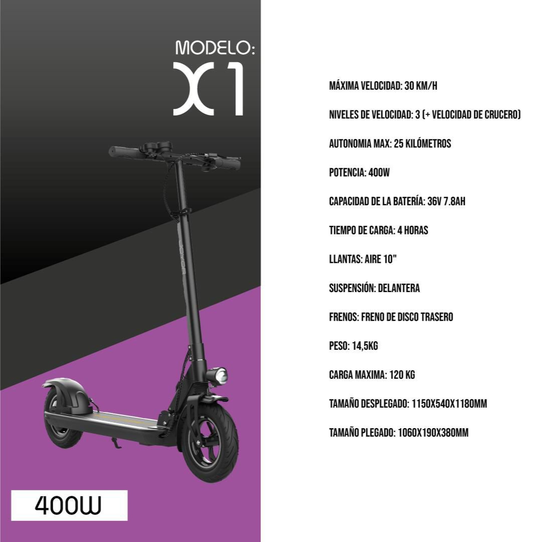 Monopatin Electrico X1 Joyor