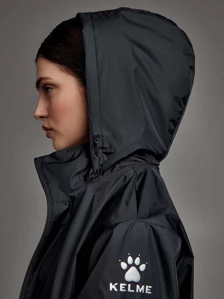 Campera De Lluvia Deportiva Kelme C/capucha Y Cierres