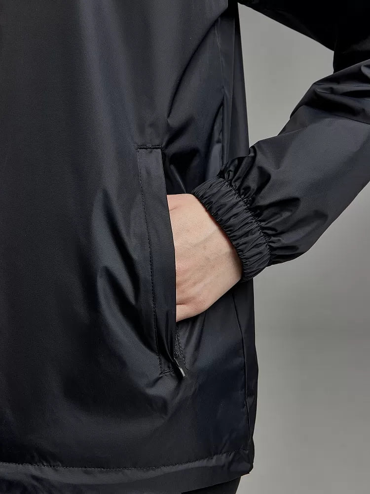 Campera De Lluvia Deportiva Kelme C/capucha Y Cierres
