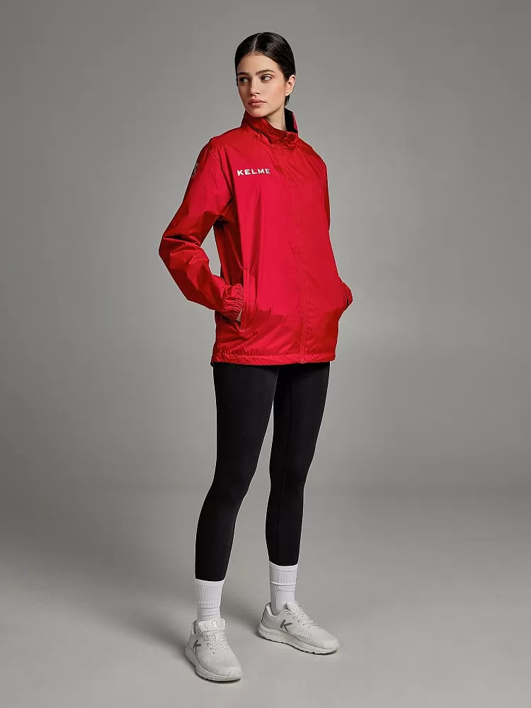 Campera De Lluvia Deportiva Kelme C/capucha Y Cierres