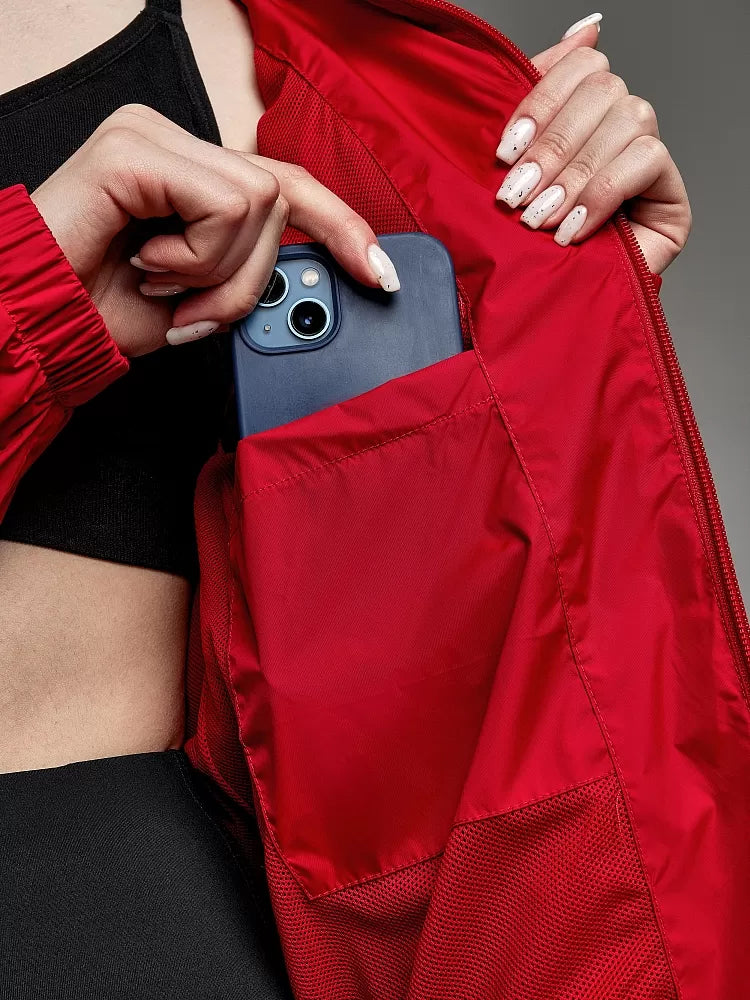 Campera De Lluvia Deportiva Kelme C/capucha Y Cierres