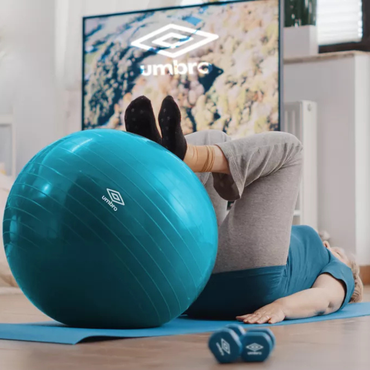 Pelota Pilates Fitball 75cm Yoga Profesional Umbro