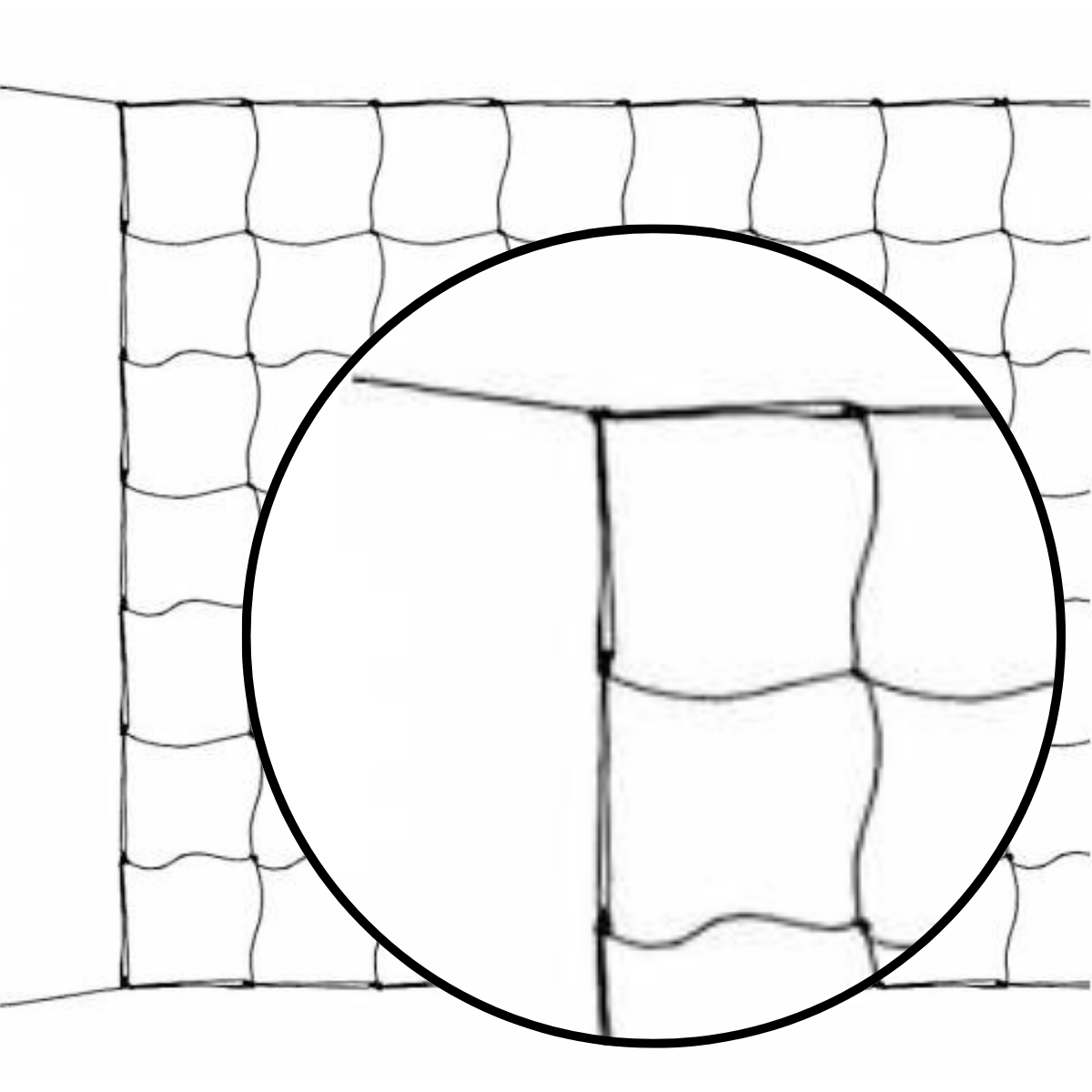 Red De Voleibol Amateur 9,5x1m 2mm Polietileno Uv Gismar