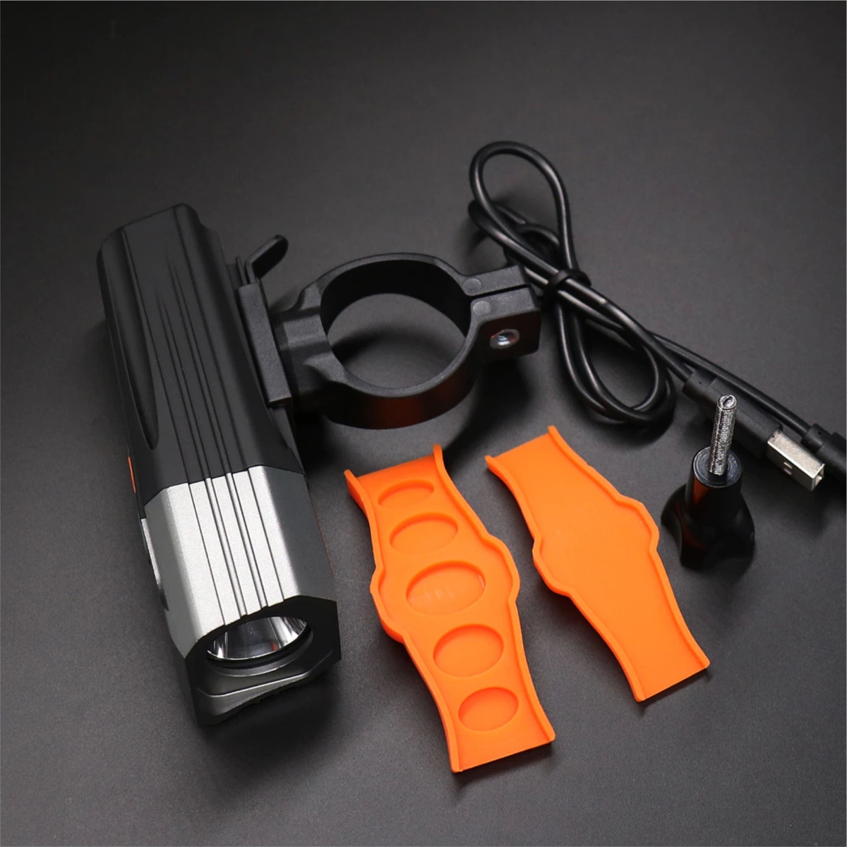 Luz Accesorio Ciclismo Delantera Led T6 Usb Ip65 - Inbike
