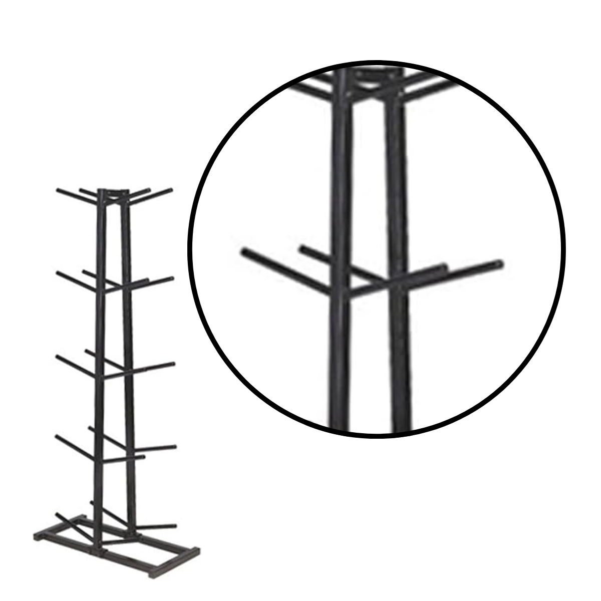 Soporte Para 10 Pelotas Medicinales Wall Ball Rhino