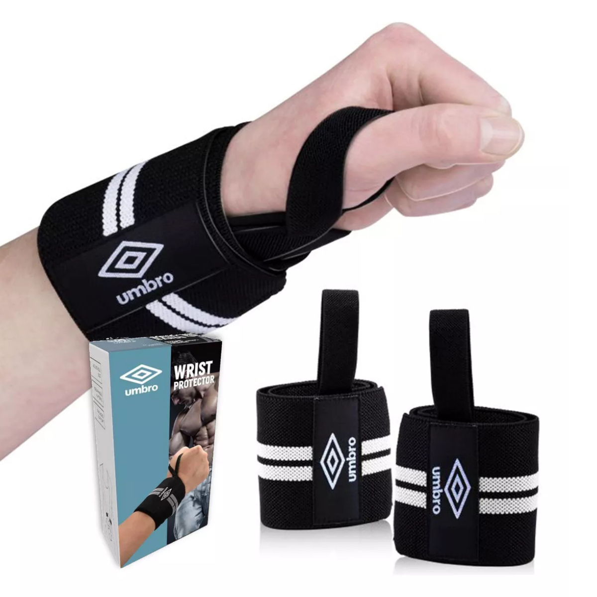 Muñequera Straps X2 Levantamiento De Pesas Umbro