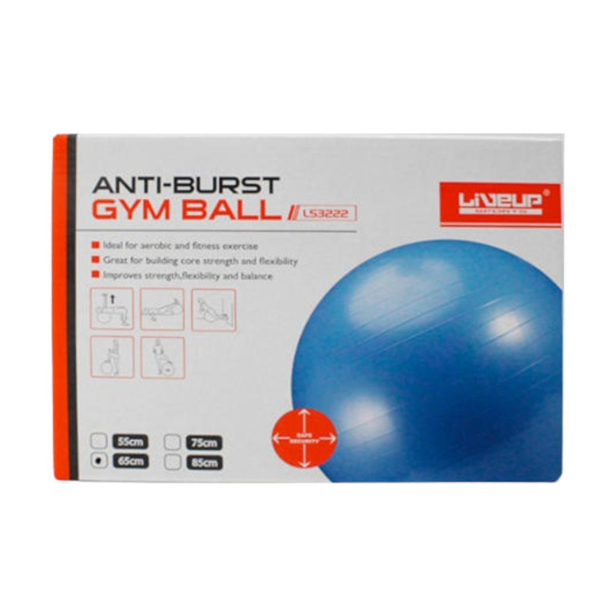 Pelota De Pilates Fitball 55cm Yoga Fitness Gym Livepro