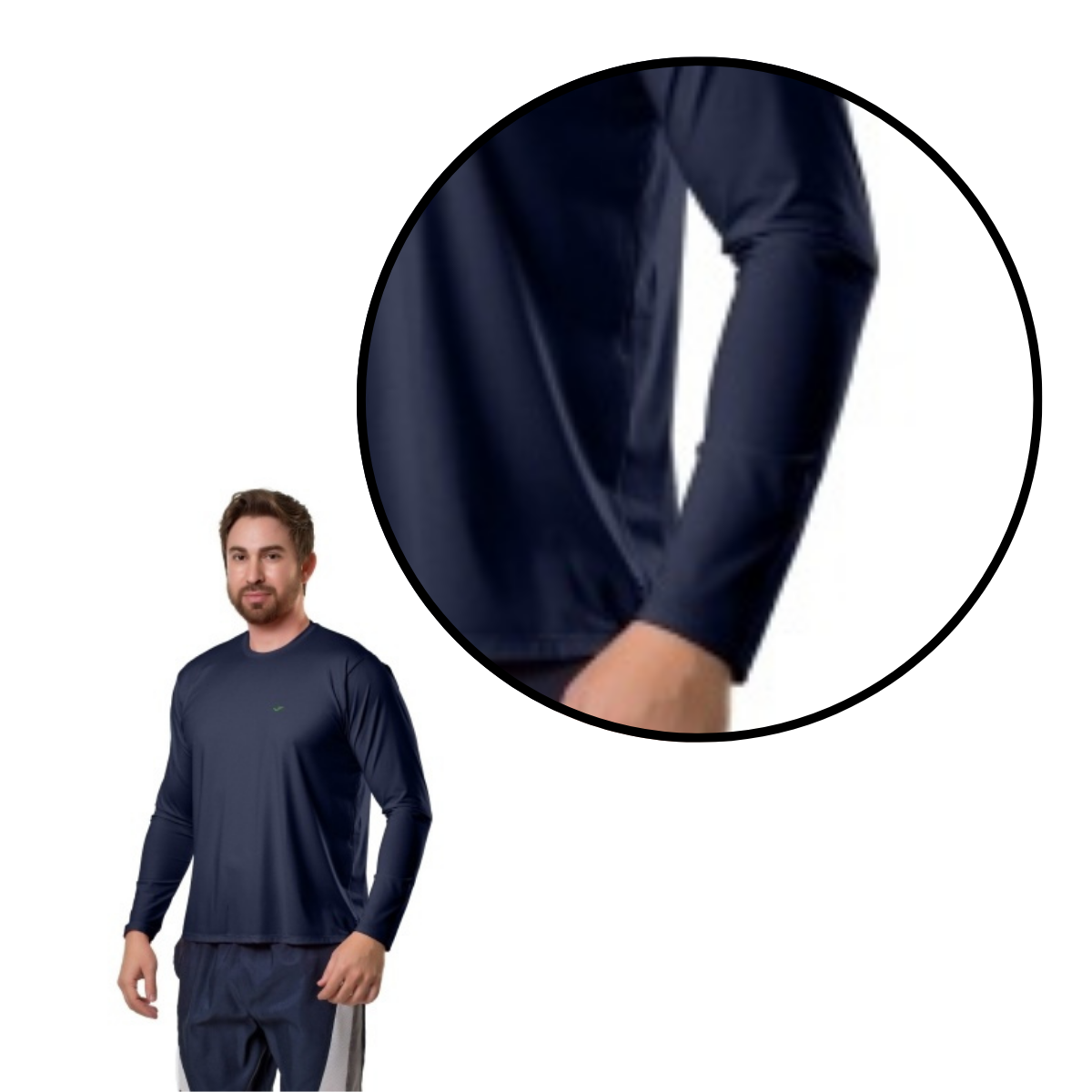 Remera M/l Adulto Con Upf 50+ Elite