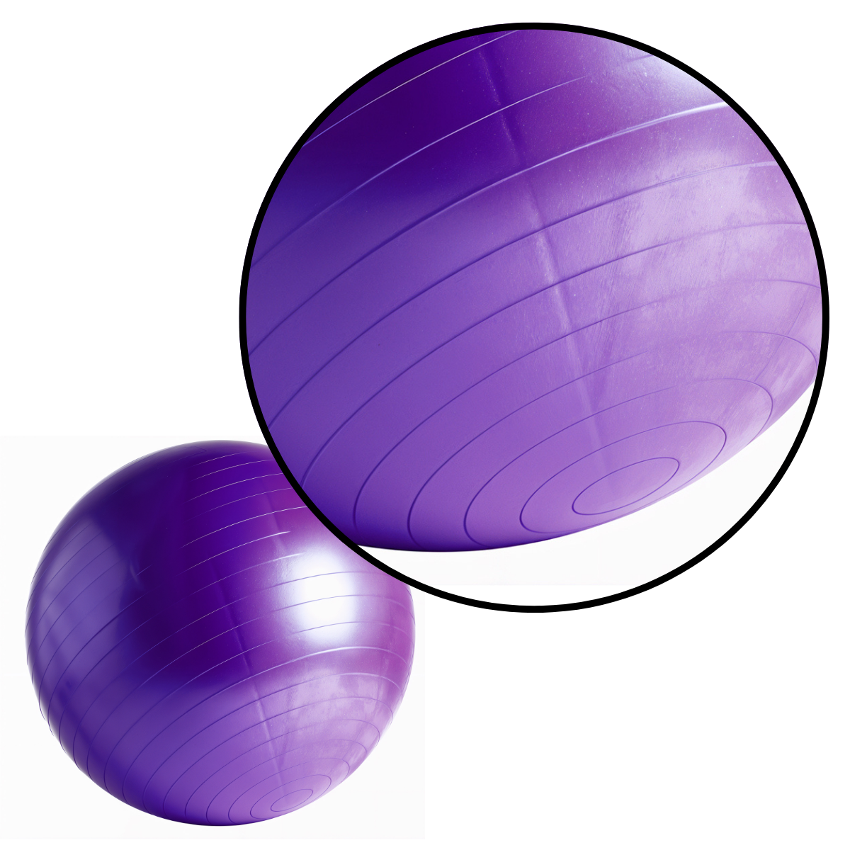 Pelota Fitball 85cm Para Pilates, Yoga Y Gimnasio Rhino