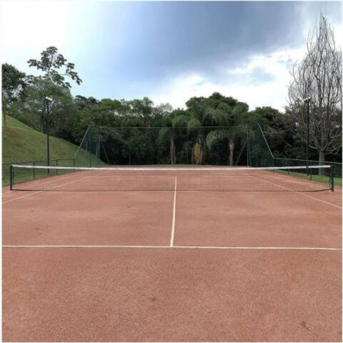 Red Tenis Pro 2mm Mallado De 5x5 Parte Doble 12.8m Gismar