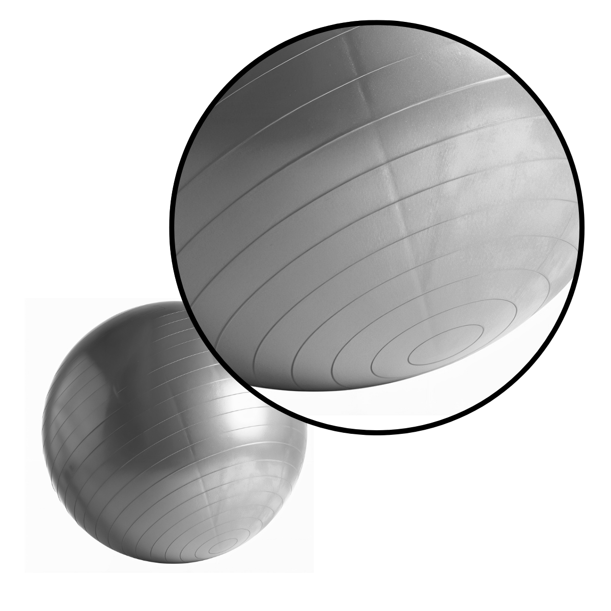 Pelota Fitball 65cm Para Pilates, Yoga Y Gimnasio Rhino