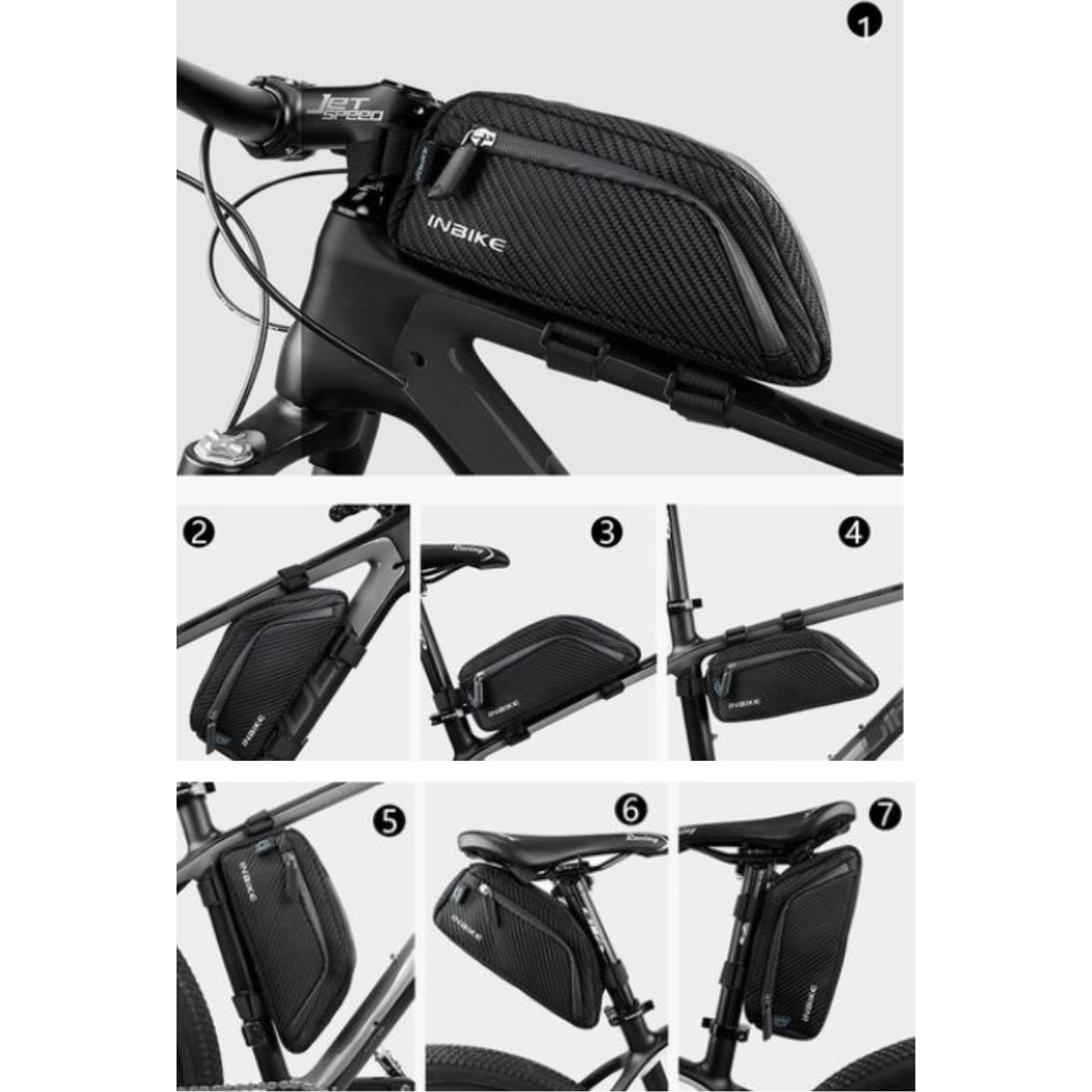 Bolso Bicicleta Impermeable Reflectivo Ciclismo - Inbike