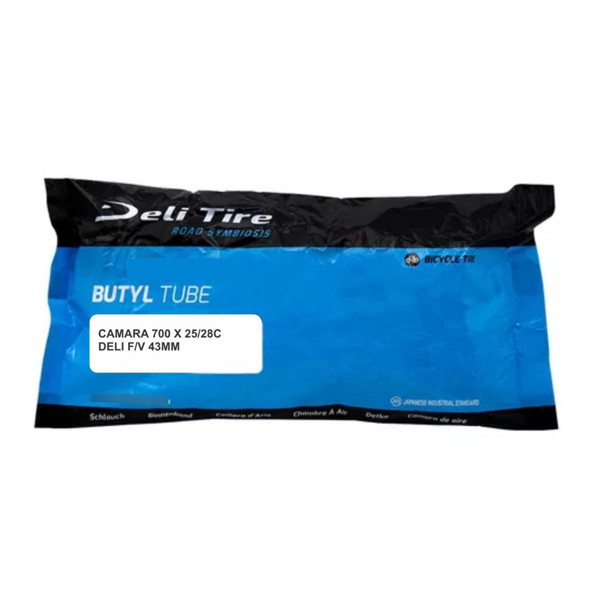 Cámara Bici 700 X 25 / 28c F/V 43 Mm Ruta - Deli Tire