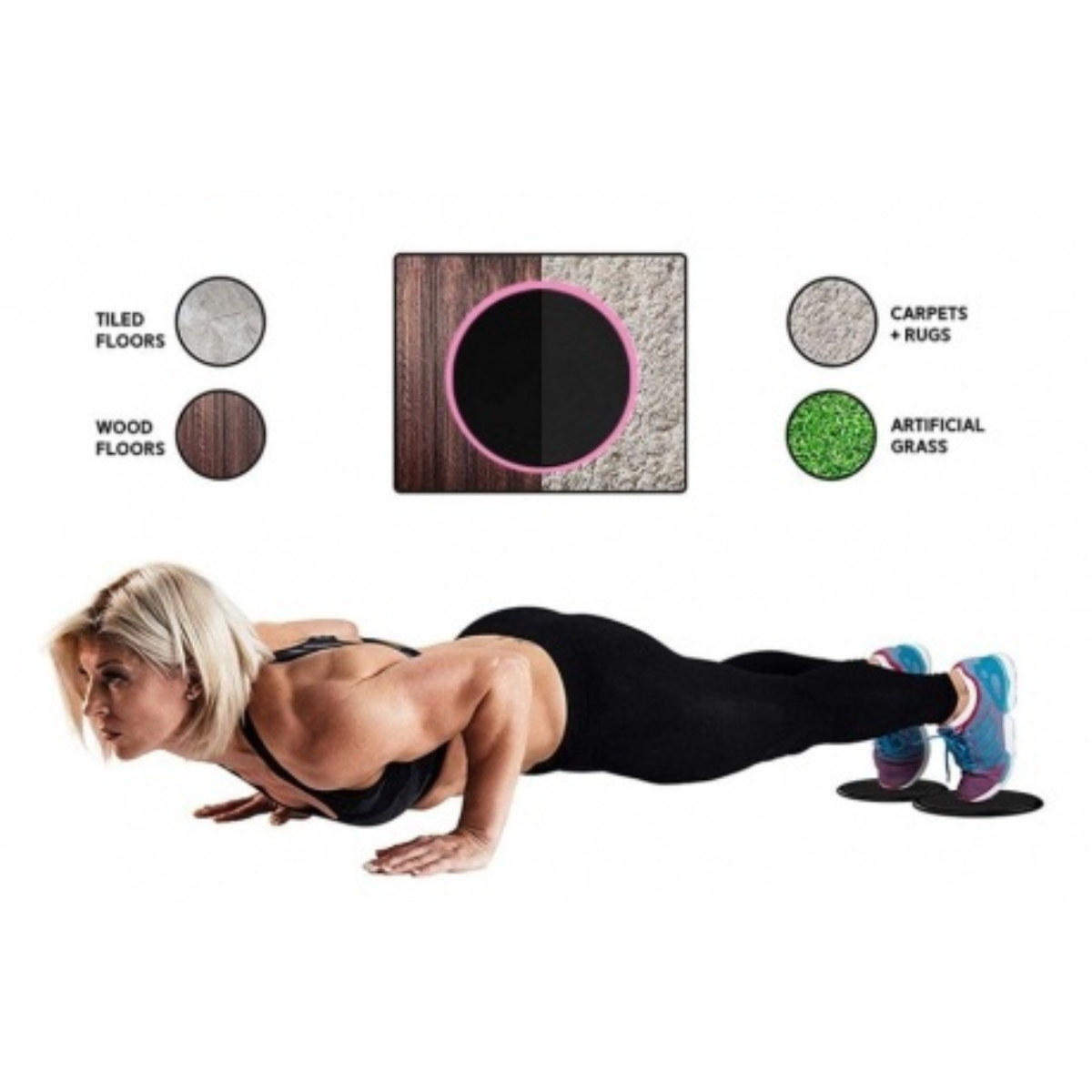 Discos De Deslizamiento Sliding Disc Gym Fitness Rhino
