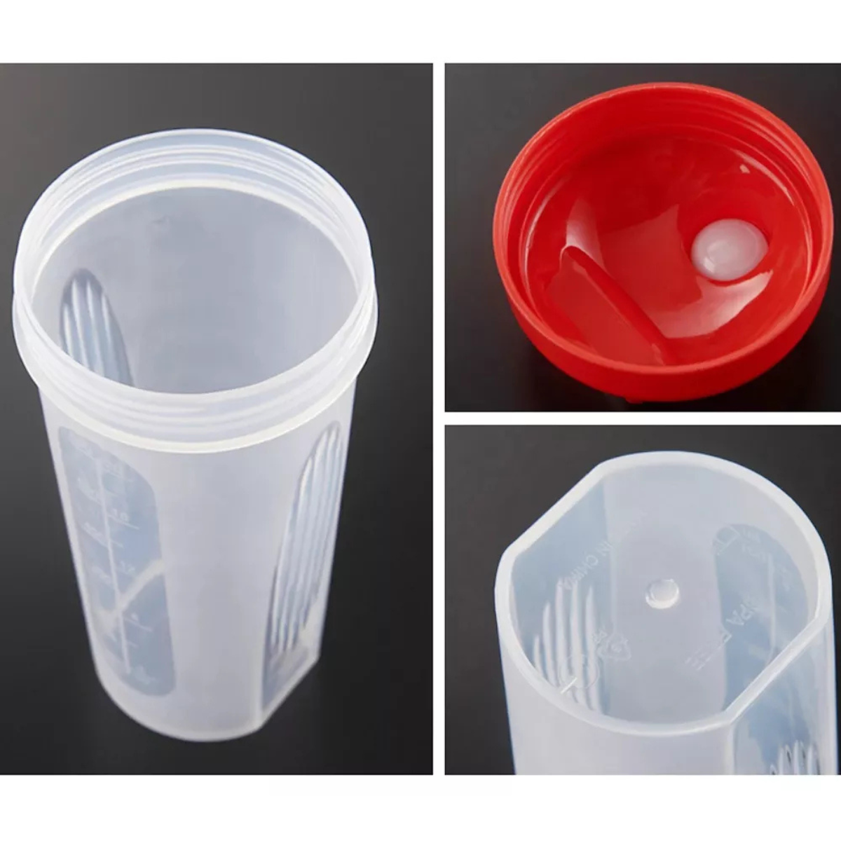 Vaso Batidor Shaker De Proteína Botella Deportiva