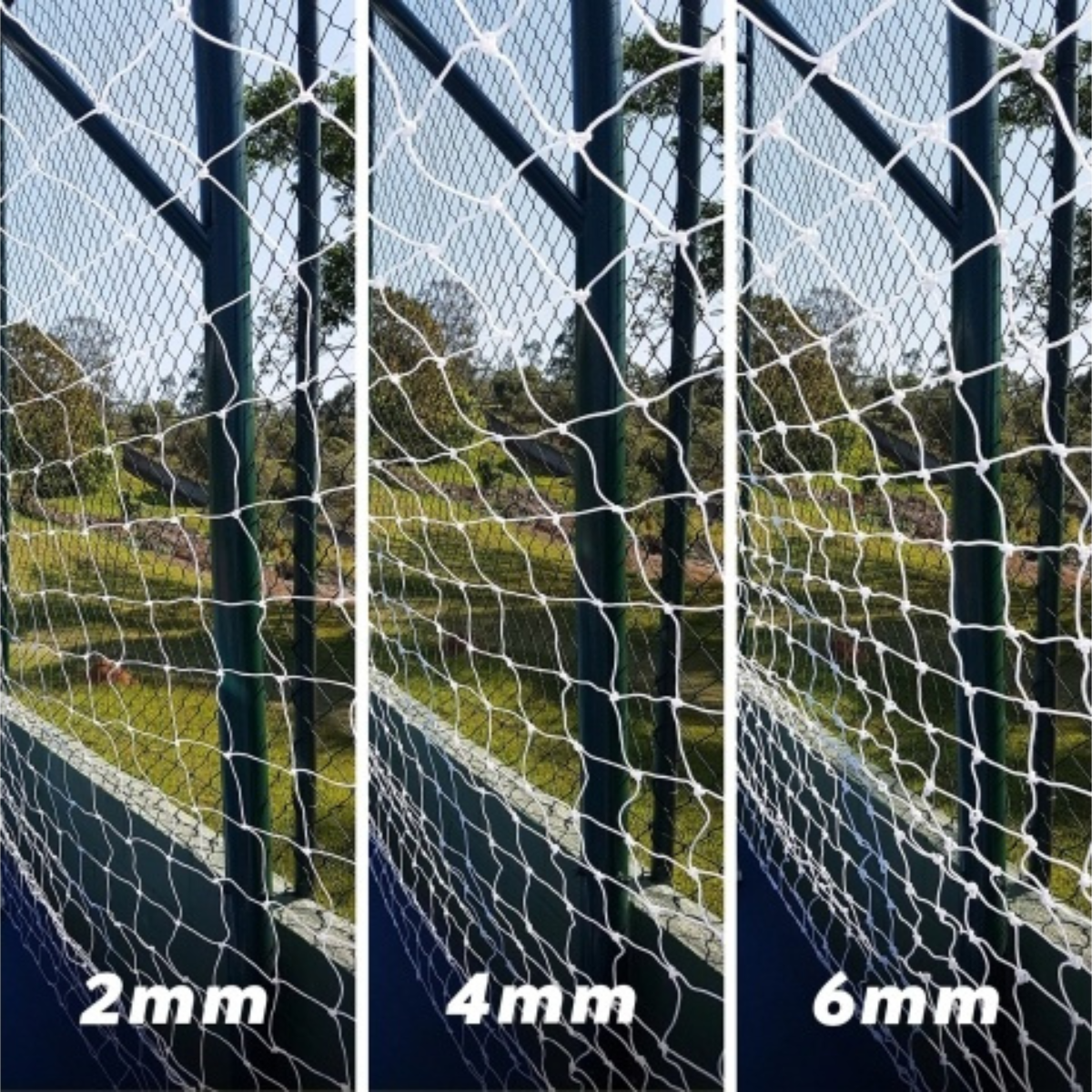 Par Redes Para Arco Fútbol 11, Nylon 2mm Gismar