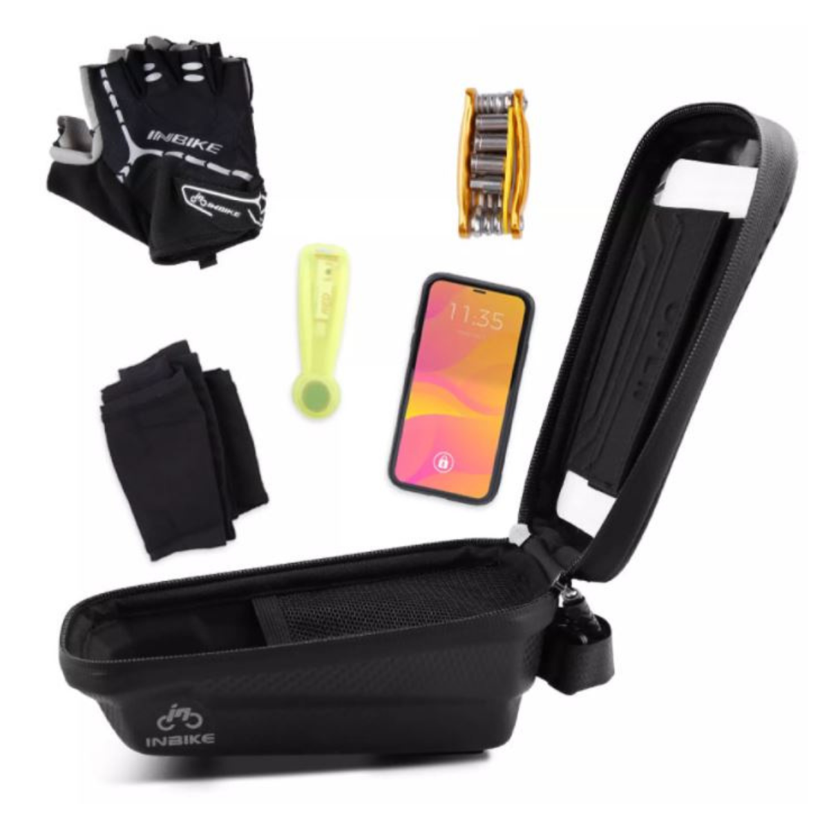 Bolso Celular Para Cuadro Bicicleta Impermeable - Inbike
