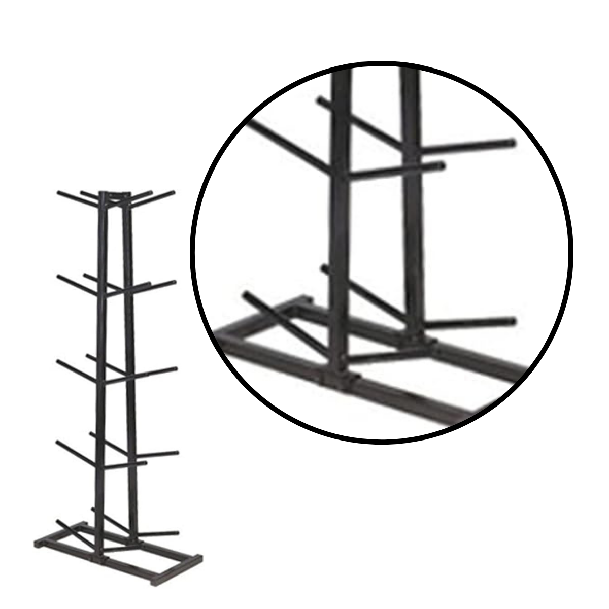 Soporte Para 10 Pelotas Medicinales Wall Ball Rhino