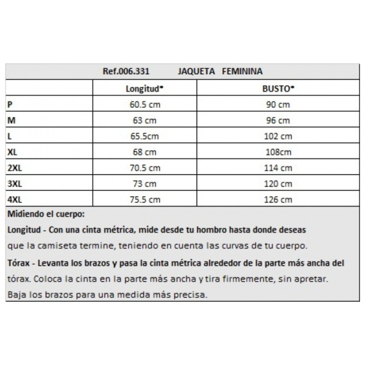 Campera Deportiva Livina Dama Elite