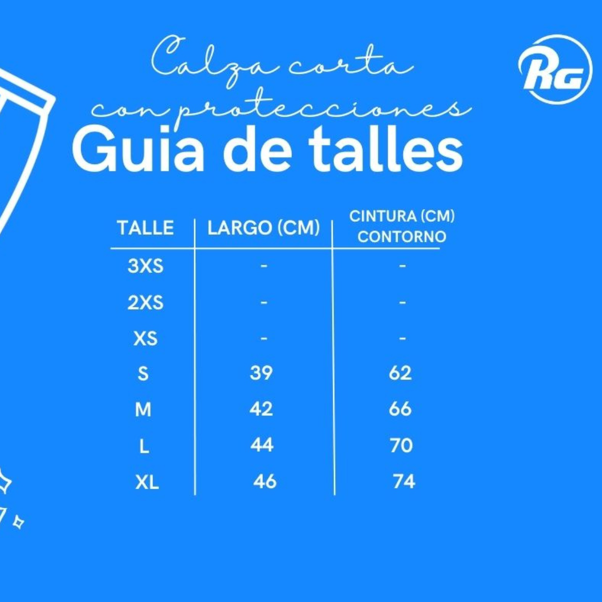 Calza Corta Con Protección Eva Padded Rg Adulto
