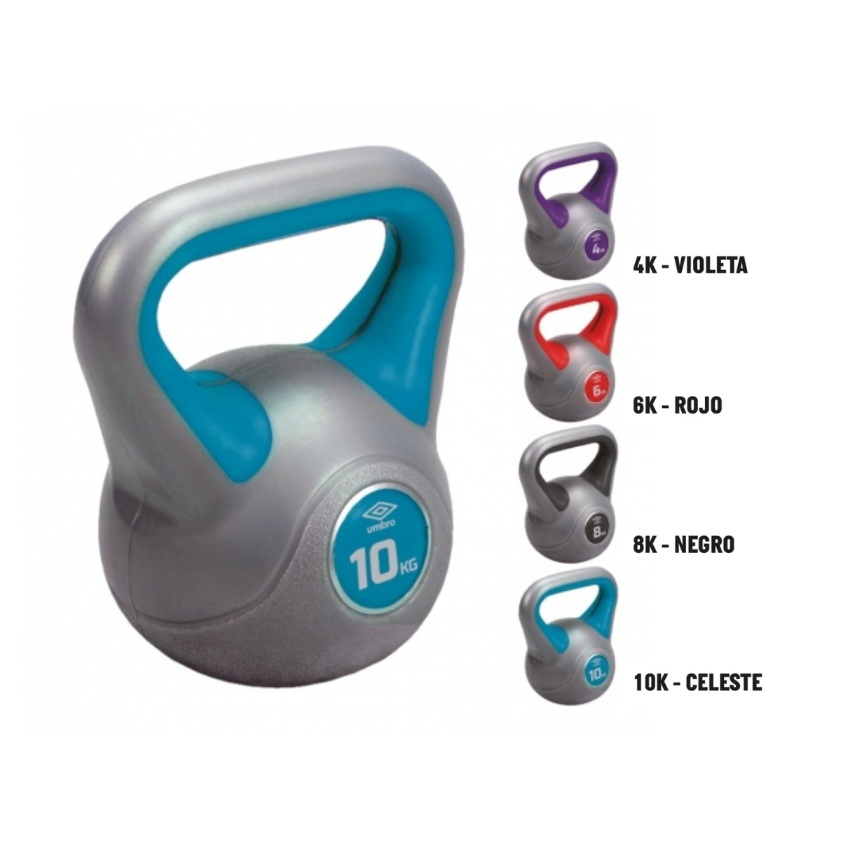 Pesa Rusa Roja De 6kg - Compacta Y Versátill Umbro