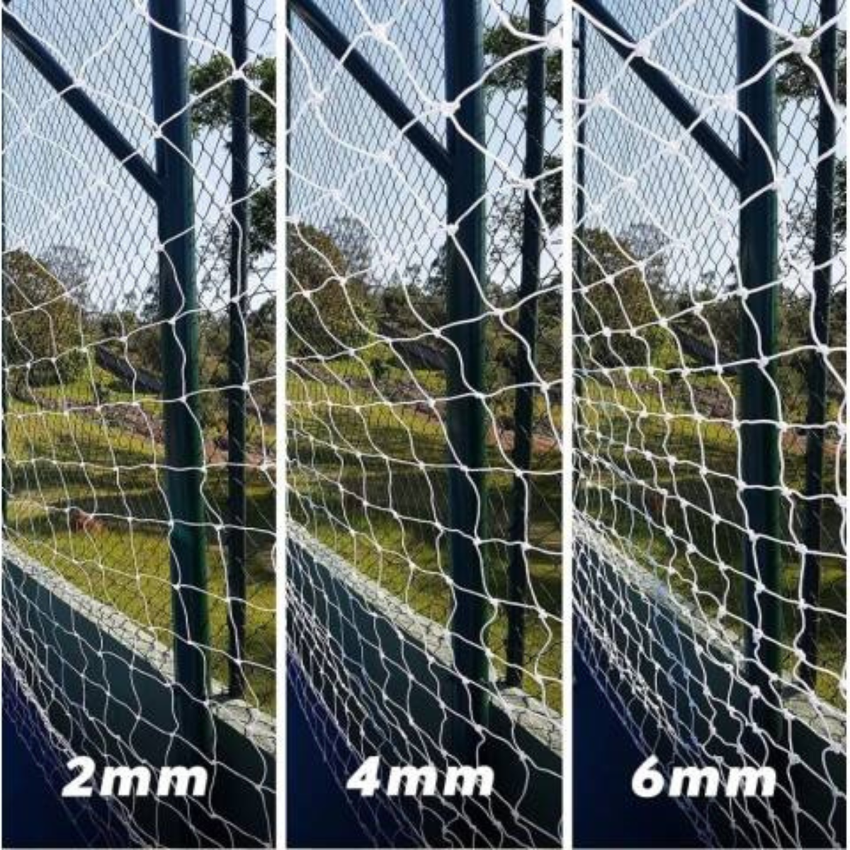 Red De Futbol 11 2mm Nylon 7.5x2.5x0.6m Uv Gismar