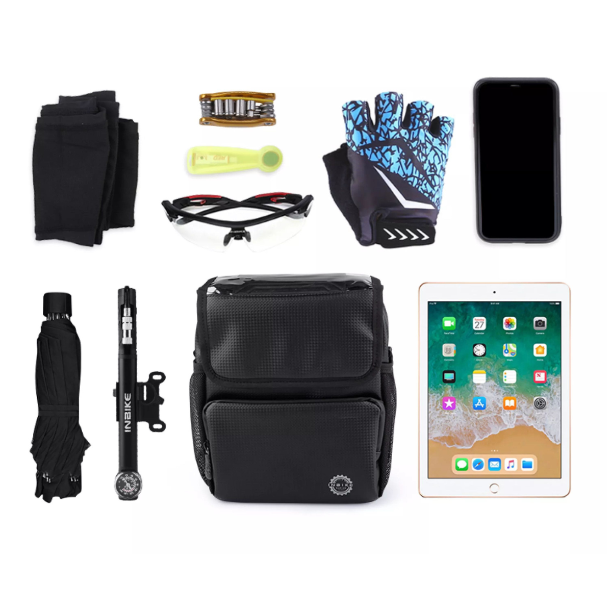 Bolso Bicicleta Impermeable Pantalla Tactil Delantero-InBike