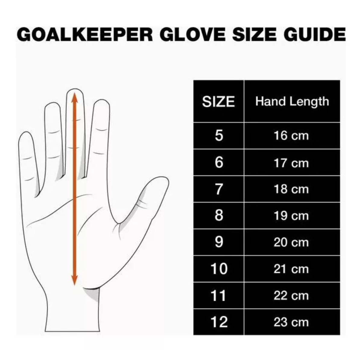 Guantes Golero Adulto Kelme Training Negro/Naranja