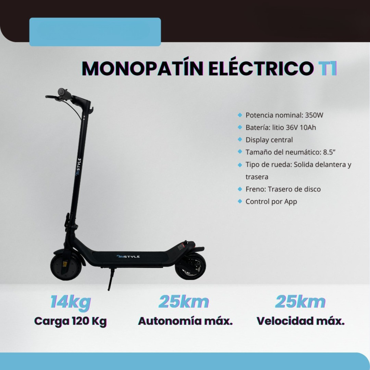 Monopatin Electrico T1 Umistyle