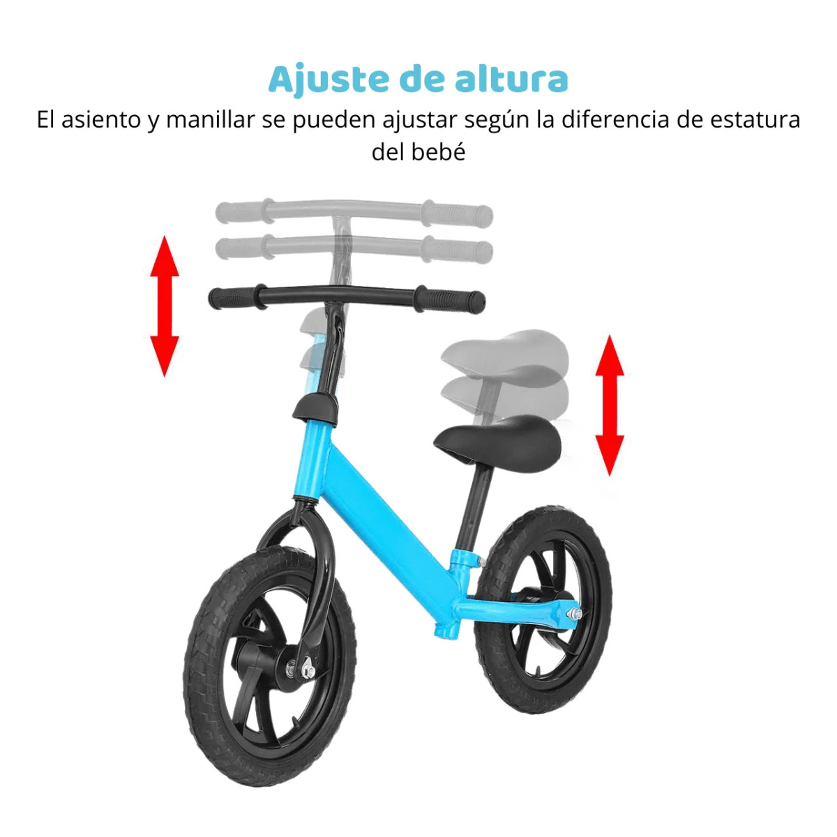 Bicicleta Sin Pedales Chivita K'nex