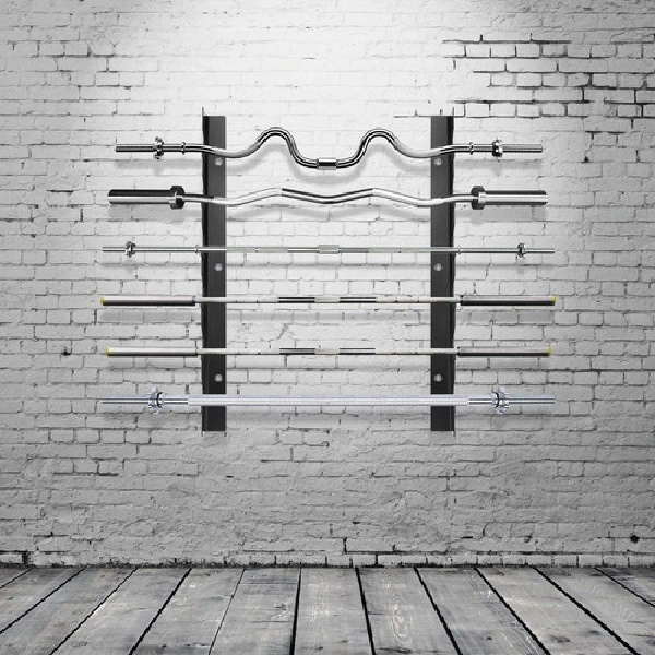 Soporte Para Colgar Barras Capacidad 6 Gym Profesional