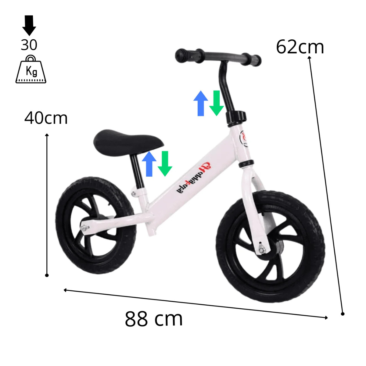 Bicicleta Sin Pedales Chivita K'nex