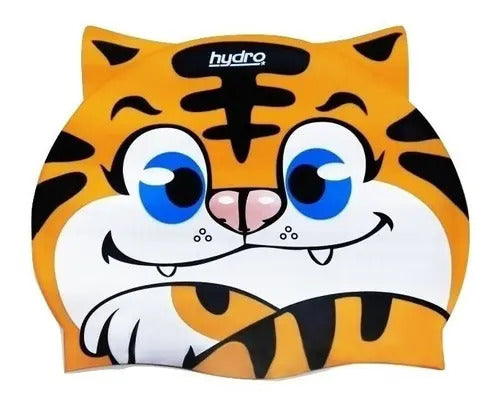 Gorra Natacion Silicona Hydro Junior Infantil Cke Color Tigre