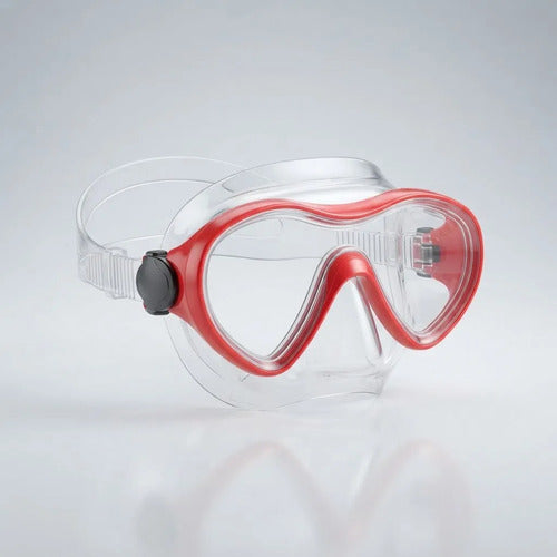 Set Snorkel Mascara Hydro Jr Niño Antifog Rojo