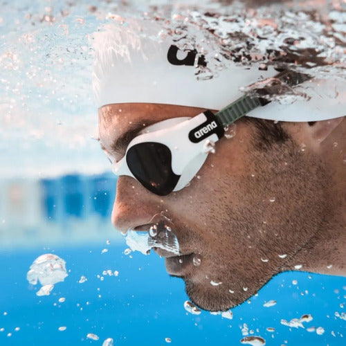 Goggles Arena The One Plus Adulto Ajustable Antifog Natación Color Negro